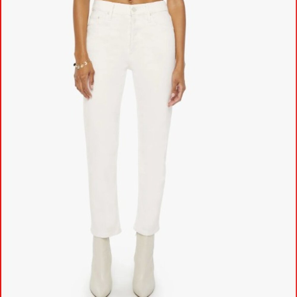 NWT - The Tomcat High Waist Crop Skinny Jeans - Cream Puffs (28)